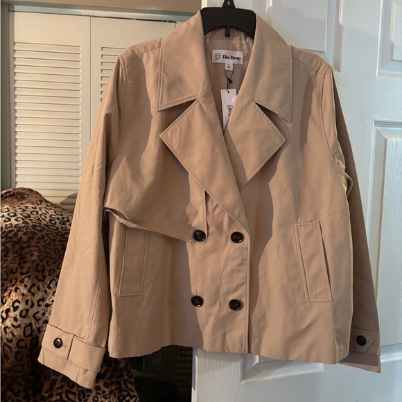 The Drop Women's Classic Tan Trench Coat